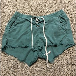 Aerie teal shorts